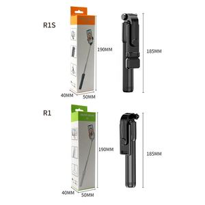 Productos más vendidos 2025 en EE. UU. Teléfono Gimbal Estabilizador móvil Mini trípode R1S Selfie Stick Trípode 360 Rotación con luz - Product Image 5