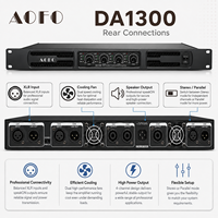 Amplificateur de puissance numérique 4 canaux classe D DA1300 4x2000W 1U pour subwoofer, système de sonorisation PA, amplificador de sonido