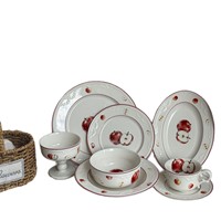 Nouvel Arrivage – Ensemble Tasse à Café et Soucoupe en Céramique Originale Peinte à la Main avec Motifs de Fruits Frais en Relief, Bol de Petit-Déjeuner, Assiette Creuse, Plat à Dessert