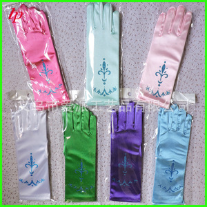 ถุงมือพิมพ์ลายเจ้าหญิงเอลซ่า อันนา ฟรอสเซ่น สีฟ้า สีม่วง ผ้าไหม สำหรับเด็กวัยหัดเดิน เด็กผู้หญิง อุปกรณ์เสริมสำหรับเด็ก - Product Image 5