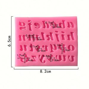 Moldes Reutilizables con Formas de Letras para Jabón, Repostería, Galletas, Chocolate, Silicona, OEM/ODM - Product Image 2