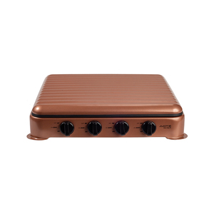 Réchaud à <span class=keywords><strong>gaz</strong></span> portable de table en aluminium à 4 brûleurs, accessoires de cuisine domestiques en acier inoxydable pour le <span class=keywords><strong>camping</strong></span> - Product Image 2