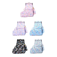 Mochilas Escolares de Nailon 2026, Lonchera, Juego de Mochila Escolar 3 en 1 con Diseño de Dibujos Animados para Niñas