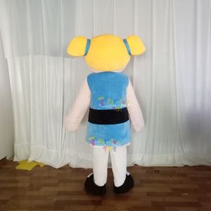 인기 LOL 슈퍼 걸스 마스코트 만화 파워 퍼프 걸스 마스코트 의상 성인용 파티 마디 그라/카니발 - Product Image 2