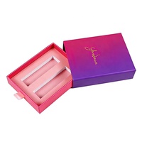 Boîte d'emballage de parfum et de cosmétiques en carton avec tiroir coulissant, impression personnalisée de qualité supérieure, avec insert en mousse