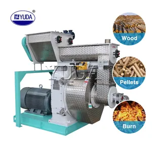 New Design Automatic Ring Die Wood Pellet Making Machine MZLH420 Biomass pellet mill