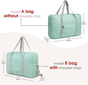 Bolsa de Viaje Plegable de Fábrica BSCI para Spirit Airlines, Bolsa de Mano para Fin de Semana o Viajes Cortos para Mujer - Product Image 2