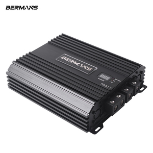 Amplificateur de voiture <span class=keywords><strong>mono</strong></span> Classe D 5000W Berman, stable à 1 ohm, amplificateur de <span class=keywords><strong>subwoofer</strong></span> haute puissance, dissipateur thermique en aluminium avec crossover - Product Image 4