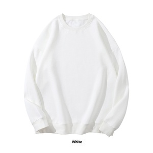 <span class=keywords><strong>T</strong></span>-<span class=keywords><strong>shirt</strong></span> in cotone di lusso oversize personalizzata 230GSM a manica lunga <span class=keywords><strong>termica</strong></span> da <span class=keywords><strong>uomo</strong></span> con motivo solido tessuto Jersey - Product Image 5