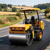 Compacteur routier haute performance à double tambour vibrant pour asphalte et sol