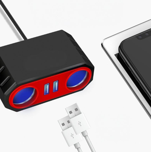 Hot <b>Sale</b> One <b>for</b> Two Car Charger Household Sundries - Product Image 3