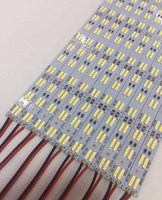Bande lumineuse Super brillante led SMD 8520, barre rigide à Double rangée, lumière blanche froide, cc 12v, livraison gratuite