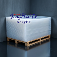Plaque acrylique transparente Jingruite 9 mm, grand stock, 72x96 po (1830x2440 mm), épaisseur 3/8 po, résistante aux UV, service de découpe disponible
