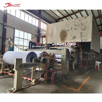 Machine de fabrication de papier d'occasion, ligne de production de machine de fabrication de papier blanc, rebut de pâte de bois, copie A4, usine de papier en vente