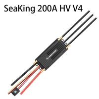 Controlador de Velocidad Electrónico Original Hobbywing Seaking 200A / 300A HV V4 sin Escobillas con Refrigeración por Agua para Barcos de Modelismo RC