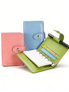 Offre Spéciale : Portefeuille-classeur 6 anneaux durable en cuir PU tendance – Idéal pour la planification quotidienne des professionnels et des étudiants - Product Image 1