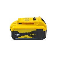 بطارية قابلة لإعادة الشحن DE 18V WALT 5.0 أمبير ساعة متوافقة مع أدوات الطاقة اللاسلكية 20 فولت، متوفرة بنوعين من التعبئة، توريد مباشر من المصنع