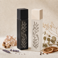 Flacon de parfum en verre vide Anding Stock 100 ml, rectangulaire, dégradé givré, pour vente en gros, personnalisable, par le fabricant