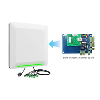 Lecteur de cartes RFID UHF pour parking, portée de 10 m, RS485, Wiegand, module de système de gestion RFID pour contrôle d'accès automatisé des véhicules