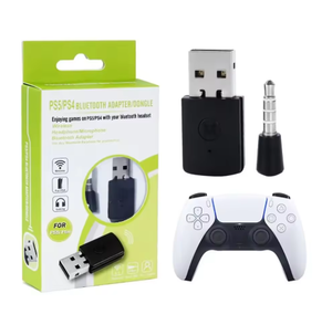 Adaptateur sans fil compatible 5.0, transmetteur USB, récepteur <span class=keywords><strong>VF</strong></span> pour PS4/PS5, convertisseur d'adaptateur audio pour PC - Product Image 1