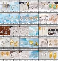 Pendientes estilo coreano para mujer, pendientes de moissanita para hombre, Plata Ley 925, pendientes de concha, cadenas y arete para regalar