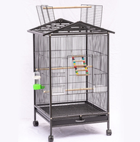 Cage pour animaux de compagnie en métal en gros d'usine cage à oiseaux multifonctionnelle luxueuse perroquet Villa série B (accessoires non inclus)