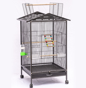 Cage pour animaux de compagnie en métal en gros d'usine cage à oiseaux multifonctionnelle luxueuse perroquet Villa série B (accessoires non inclus) - Product Image 3
