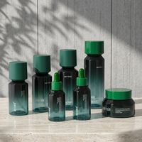 Ensemble de flacons de luxe à paroi épaisse pour soins de la peau, emballage haut de gamme pour lotion, impression personnalisée, 30ml 50ml 80ml 120ml 200ml