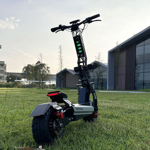 <span class=keywords><strong>Trottinette</strong></span> <span class=keywords><strong>électrique</strong></span> pliable avec grand pneu de 13 pouces, double moteur, logo sur la barre et la plateforme, et logo - Product Image 4