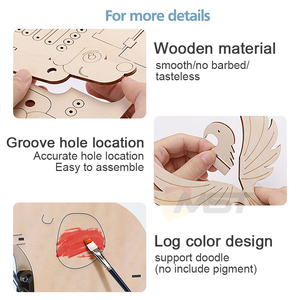 Puzle <span class=keywords><strong>de</strong></span> madera para niños, juguete educativo, bloques <span class=keywords><strong>de</strong></span> construcción, ciencia física - Product Image 4