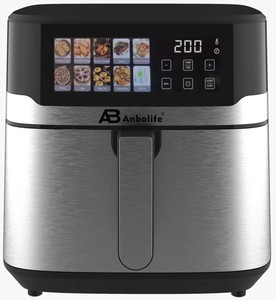 Anbolife Nuova Friggitrice ad Aria Elettrica Economica da 8L con Schermo a Colori, 10 Programmi Preimpostati e Doppio Riscaldamento Opzionale - Product Image 4