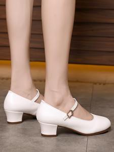 Prix de gros Liantishi DS02 <span class=keywords><strong>Chaussures</strong></span> de <span class=keywords><strong>danse</strong></span> latine à talon haut 5cm/3cm en PU avec semelle extérieure en cuir véritable pour femmes - Product Image 2