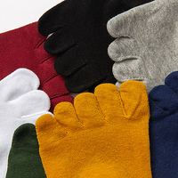 Hommes Chaussettes Orteil Coton Petite Grille Maille 5 Doigt Orteil Chaussettes Hommes Low Cut Antidérapant Cheville Chaussette