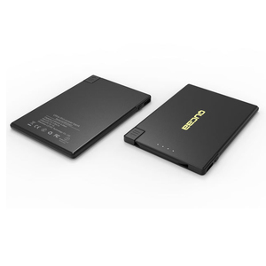 Banque d'alimentation à <span class=keywords><strong>carte</strong></span> ultra-mince Mini banque d'alimentation <span class=keywords><strong>portable</strong></span> 5000mAh avec câble intégré Banques d'alimentation minces en gros avec câble de type c - Product Image 5