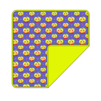 Couverture pour bébé en bambou tricotée sur mesure avec motif fantôme d'Halloween, literie confortable imprimée pour nouveau-né