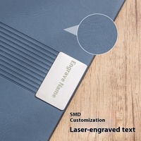 Carnet à couverture rigide en PU gravé sur mesure avec stylo, ensemble carnet et stylo en PU assortis, cadeaux de remise de diplôme personnalisés, cadeau pour nouvel emploi
