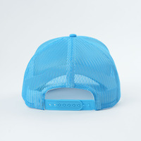 Casquettes de golf professionnelles en maille avec impression 3D en relief, personnalisées OEM en usine, casquettes trucker 5 panneaux pour hommes en gros