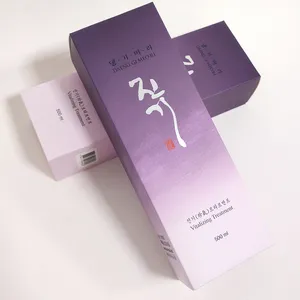 Impresión personalizada de fábrica Cajas de champú cosmético Embalaje Caja de paquete de cosméticos de belleza