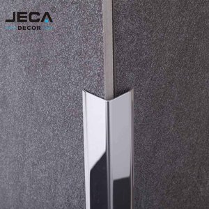 Foshan JECA Nieuwe Stijl 304 Hoekbeschermingsprofielen voor Gebouwmuurhoekafdekkingen Zilver Glansrijk RVS Tegelafwerking - Product Image 3