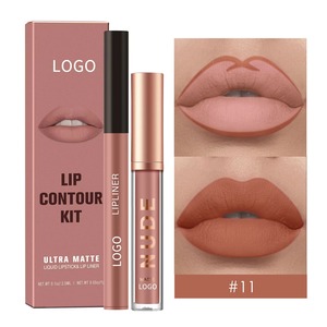 Kit de Rouge à Lèvres Liquide Mat Naturel et Crayon à Lèvres Marque Blanche – Haute Pigmentation, Imperméable, Végan, Non Testé sur les Animaux, Longue Tenue, Hydratant - Product Image 4