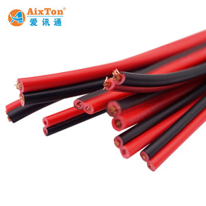 <span class=keywords><strong>Cable</strong></span> de altavoz transparente multi estándar CCA cobre conductor audio plano rojo negro <span class=keywords><strong>blanco</strong></span> - Product Image 5