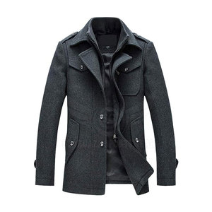 Hot Selling Men Clothing <b>Wool</b> Jacket New Fashion Men <b>Wool</b> Jacket Windproof <b>Wool</b> Jacket - Product Image 1