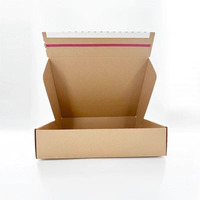 Usine Zipper Carton Facile à Déchirer Zipper Express Carton Produit Emballage Boîte D'expédition E-commerce Ondulé Mailer Boîte