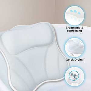 Oreillers de bain relaxants pour <span class=keywords><strong>baignoire</strong></span>, soutien du cou et du dos, oreiller de <span class=keywords><strong>baignoire</strong></span> de <span class=keywords><strong>luxe</strong></span>, <span class=keywords><strong>coussin</strong></span> d'appui-tête - Product Image 6