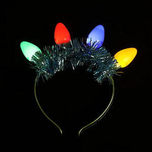 Diadema Navideña Luminosa LED con Tiras de Luces LED, 3 Funciones, Duradera, para Decoración de Fiestas y Festivales - Product Image 5