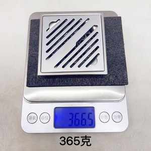 Desagüe de suelo de acero inoxidable, 80 mm, cuadrado, a prueba de olores, anticorrosión, para baño y cocina - Product Image 3