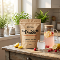 Poudre d'électrolytes végétalienne pour la nutrition sportive avec des ingrédients naturels pour la gestion de l'énergie - Complément d'hydratation instantanée