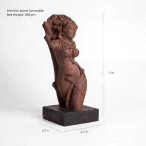 Sculpture Salabhanjika |   Réplique de sculpture de temple indien du Xe siècle, provenant d'un musée d'art - Product Image 5