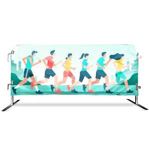 Tissu Barricade Barrière <span class=keywords><strong>Veste</strong></span> Couvre Événement Marque Grand Format Bannières Concert Contrôle Foule Barrière Couverture - Product Image 3