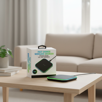 Chargeur sans fil 15W On-the-Go, format mini pour un transport et une recharge faciles, 7W pour téléphone portable